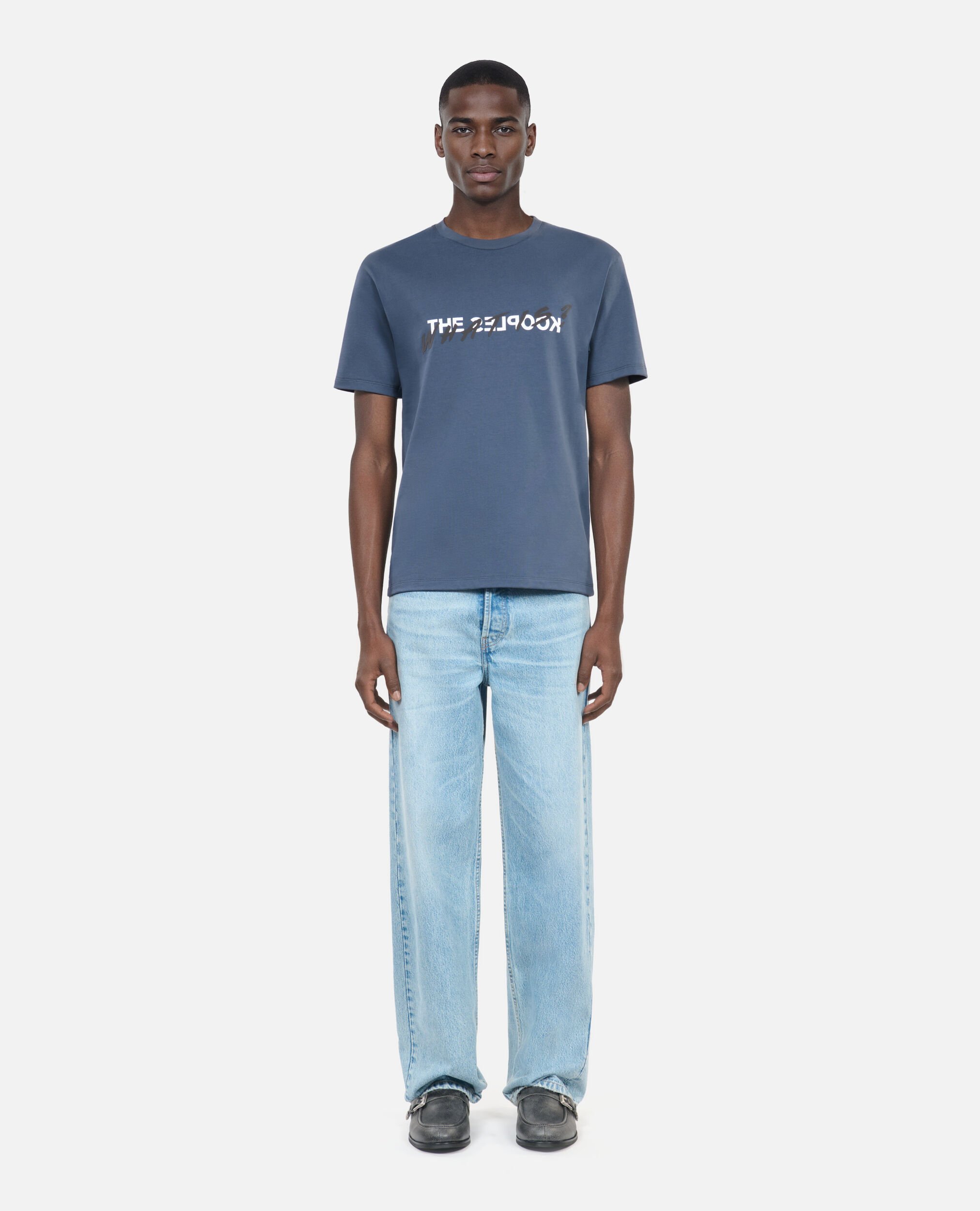 T-shirt What is bleu foncé, DARK NAVY / DARK NAVY, hi-res image number null