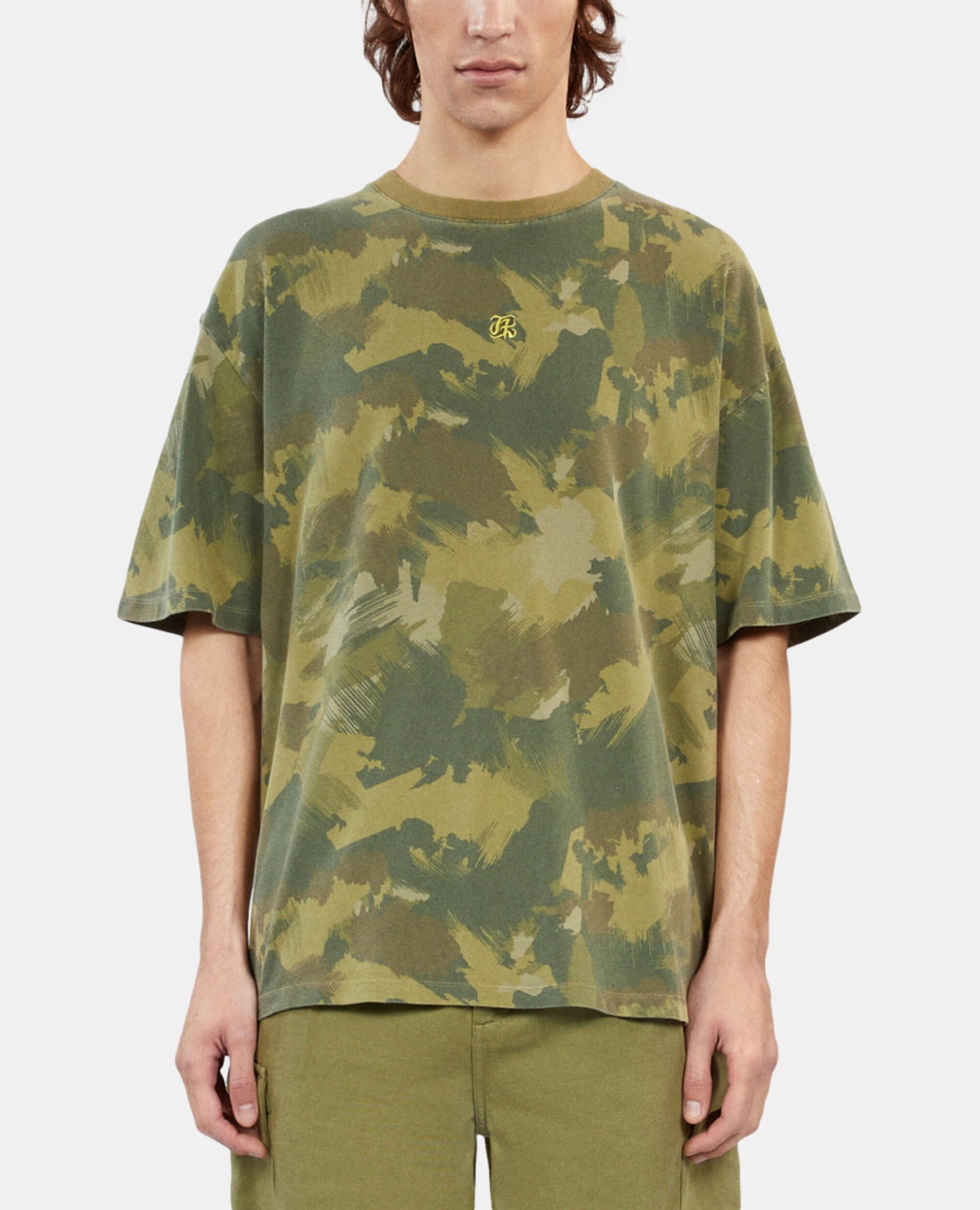 Printed t-shirt, CAMOUFLAGE, hi-res image number null