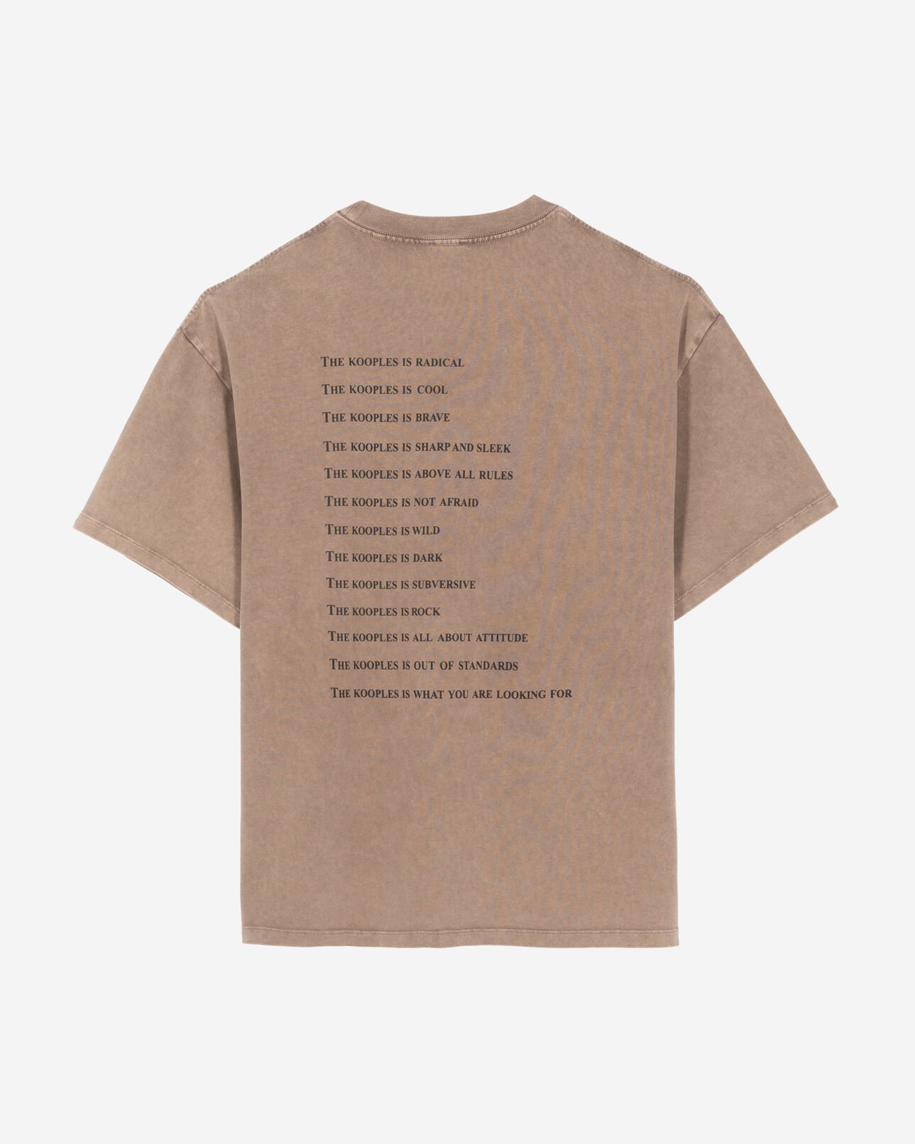 The Kooples HOMME CHOCOLATE t-shirt what is marron clair