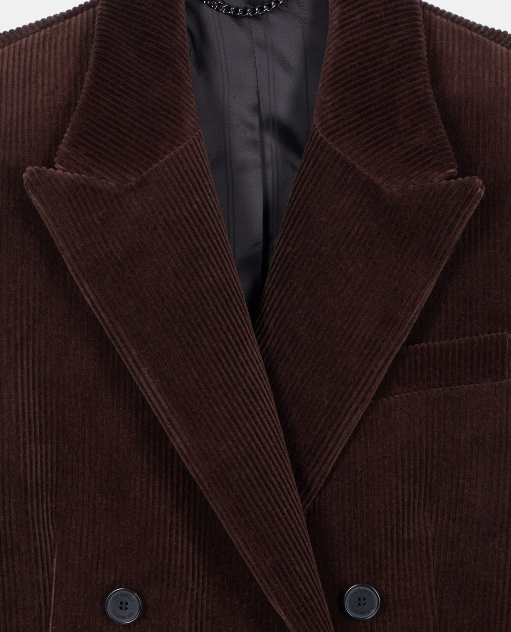 Brown corduroy suit jacket, BROWN, hi-res image number null