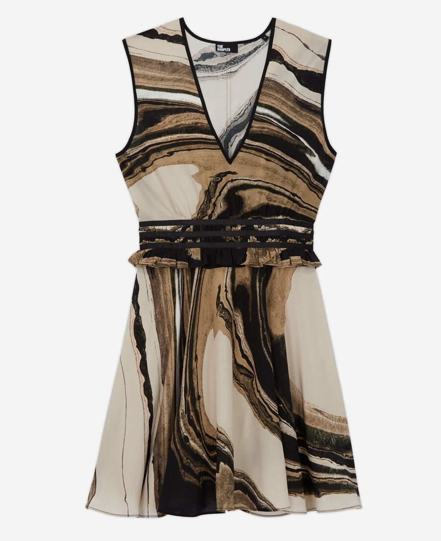 robe courte imprimée