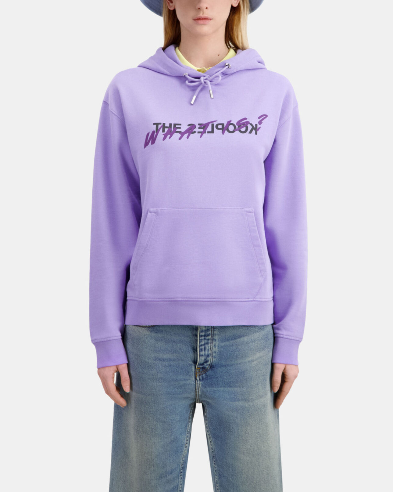 The Kooples WOMEN LIGHT PURPLE mauve what is hoodie