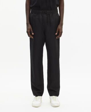 The Kooples HOMME BLACK jogging droit noir