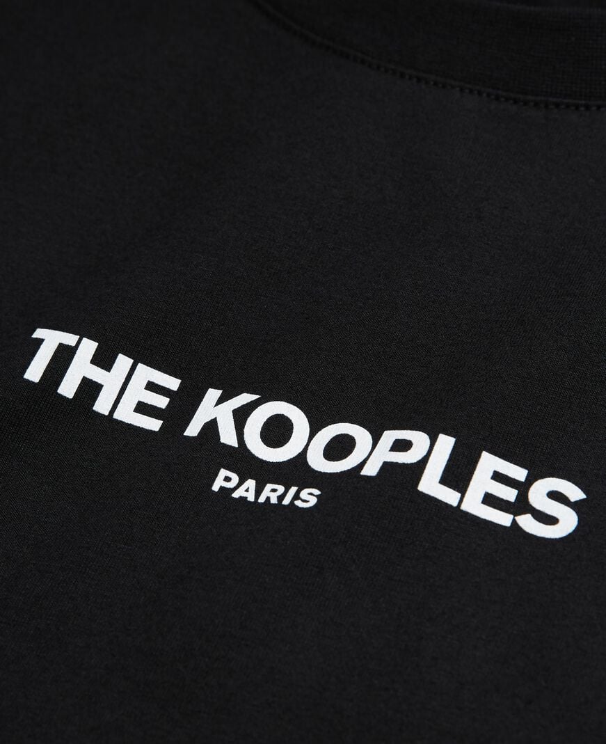 The Kooples FEMME BLACK t-shirt logo noir