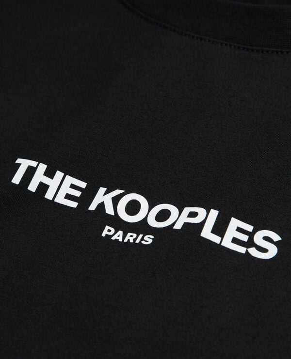 The Kooples FEMME BLACK t-shirt logo noir