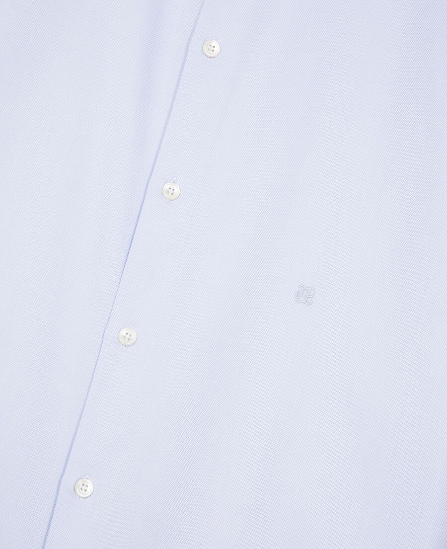 The Kooples HOMME BLUE chemise formelle col officier bleu ciel 