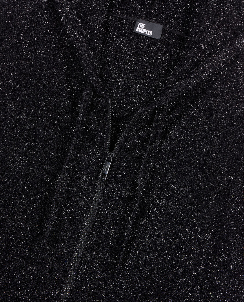 The Kooples HOMME BLACK cardigan paillet&eacute; noir