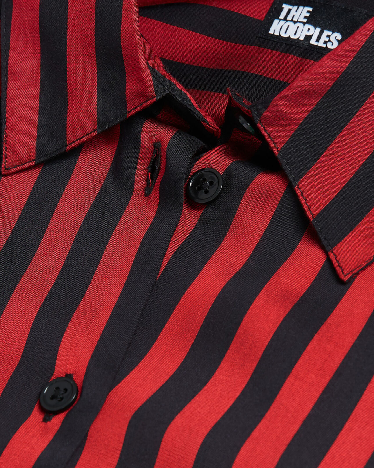 The Kooples WOMEN ROUGE NOIR striped shirt