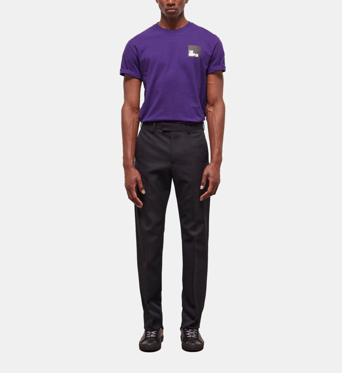 Pantalon en laine vas noir The Kooples