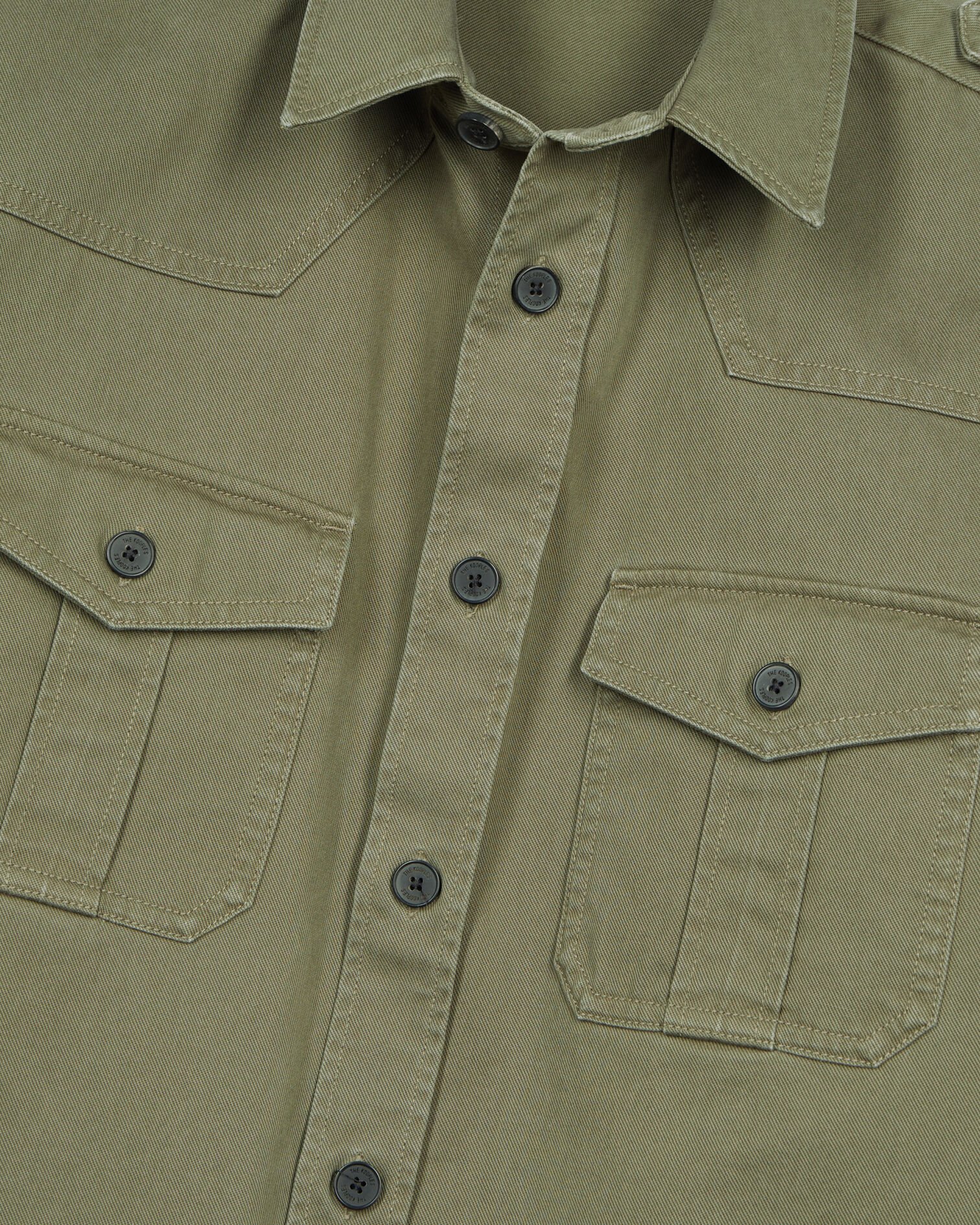 Surchemise style officier kaki, OLIVE NIGHT, hi-res image number null