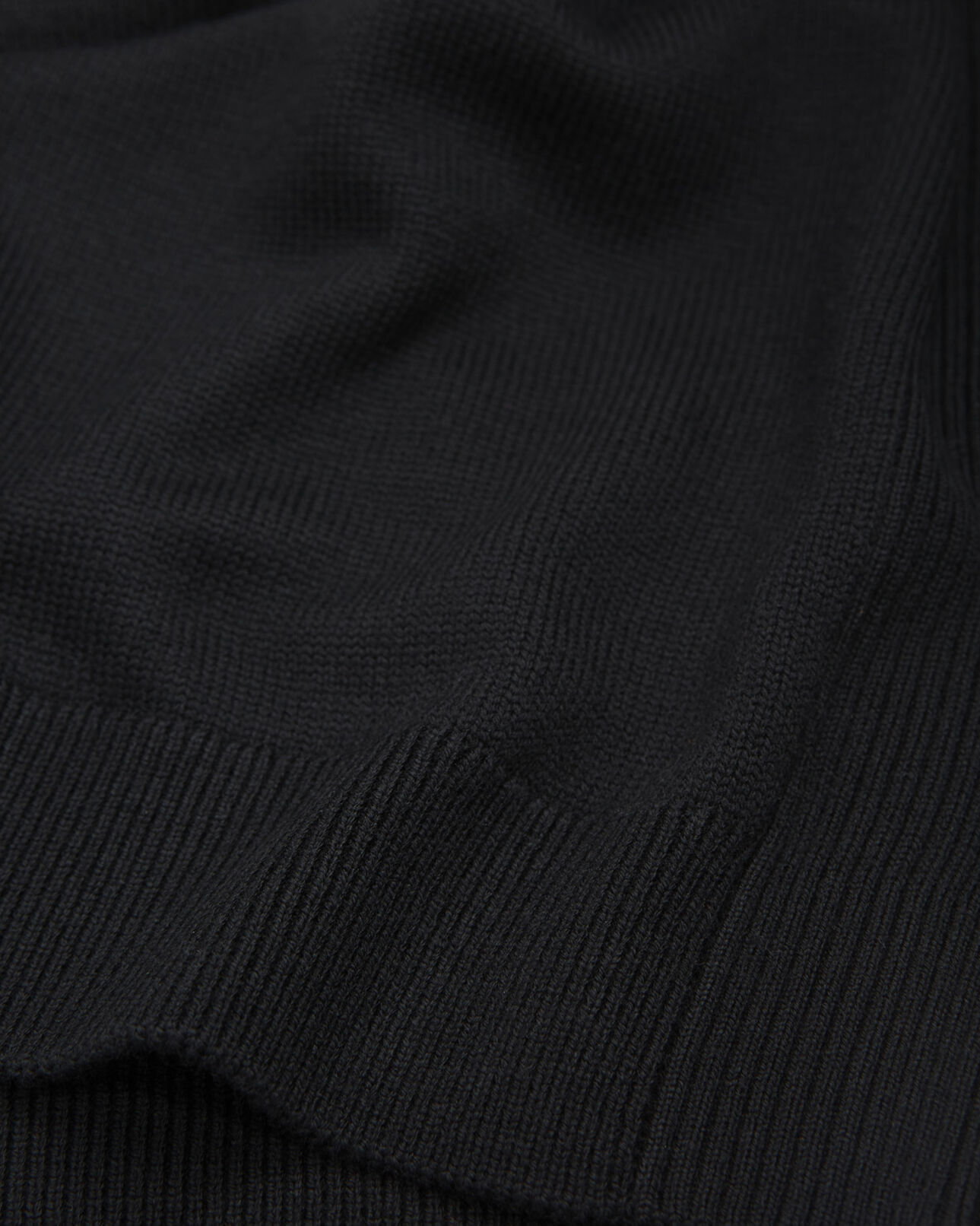 The Kooples HOMBRE BLACK jersey negro punto redondo triple banda