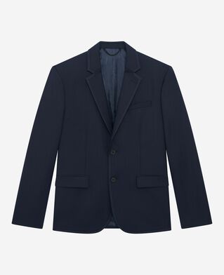 The Kooples H DARK NAVY navy blue wool suit jacket