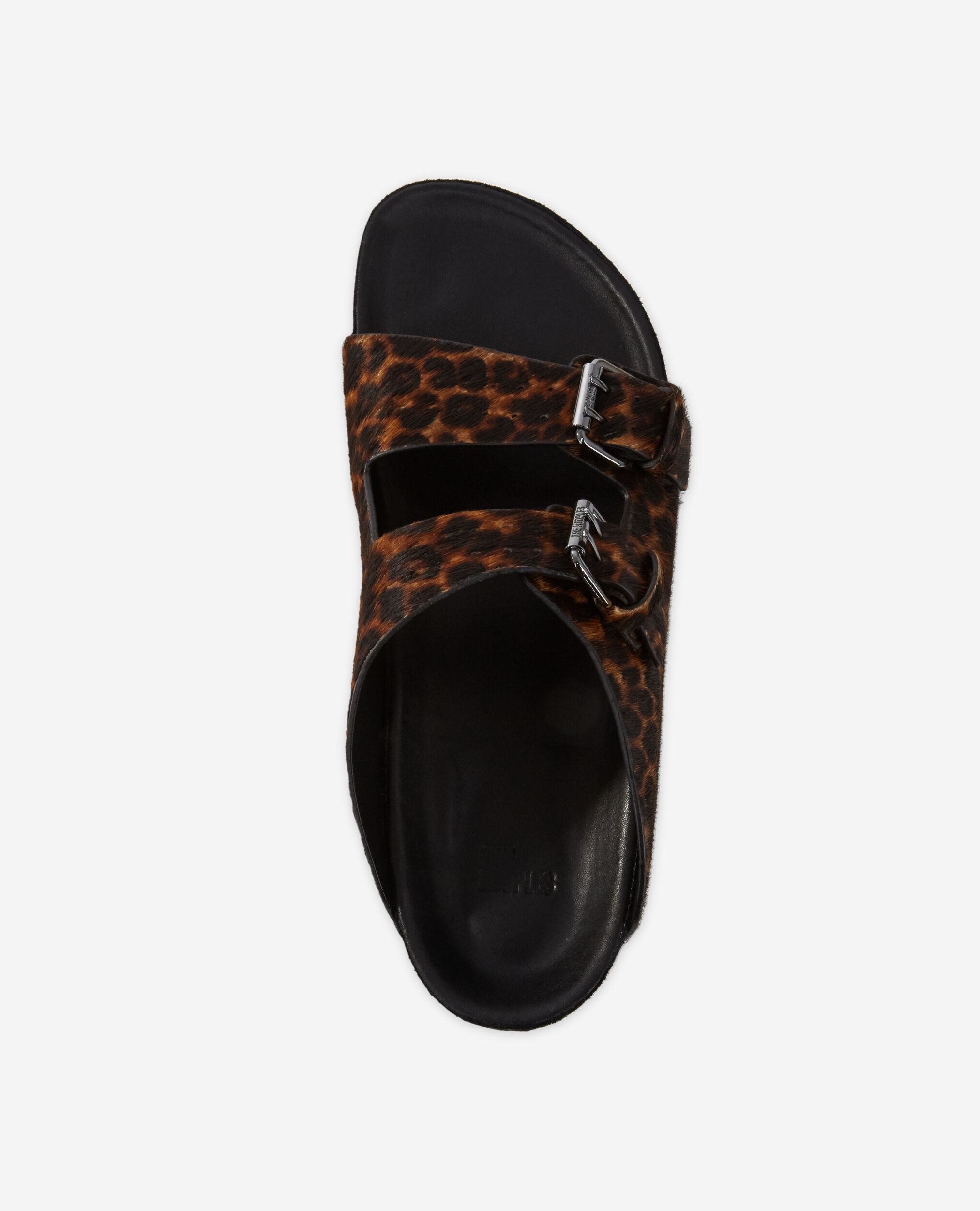Sandales en cuir léopard, LEOPARD, hi-res image number null