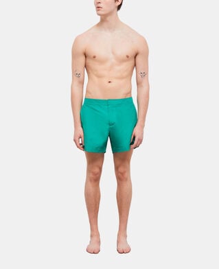 The Kooples HOMME GREEN short de bain vert avec logo
