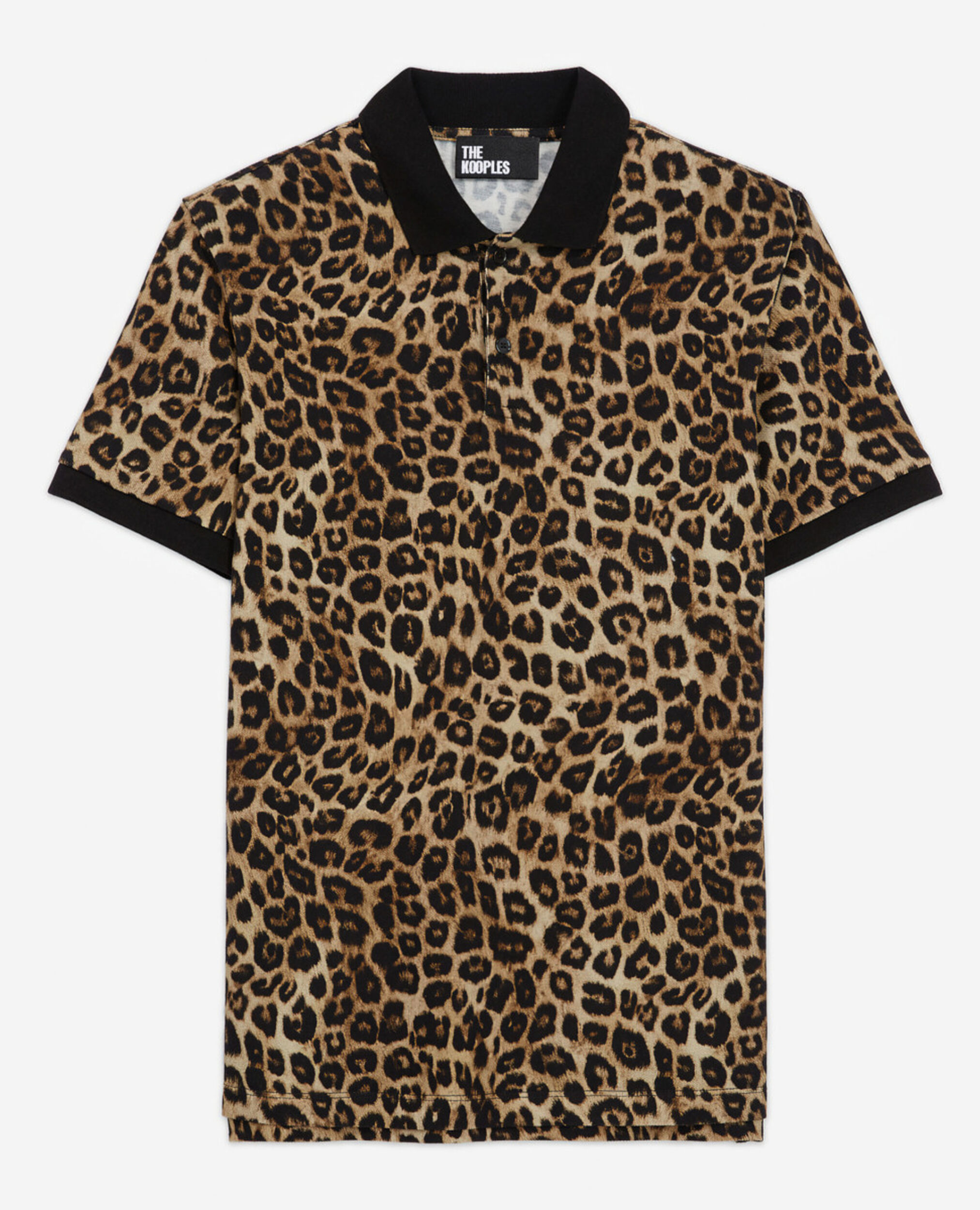 Leopard print polo, LEOPARD, hi-res image number null