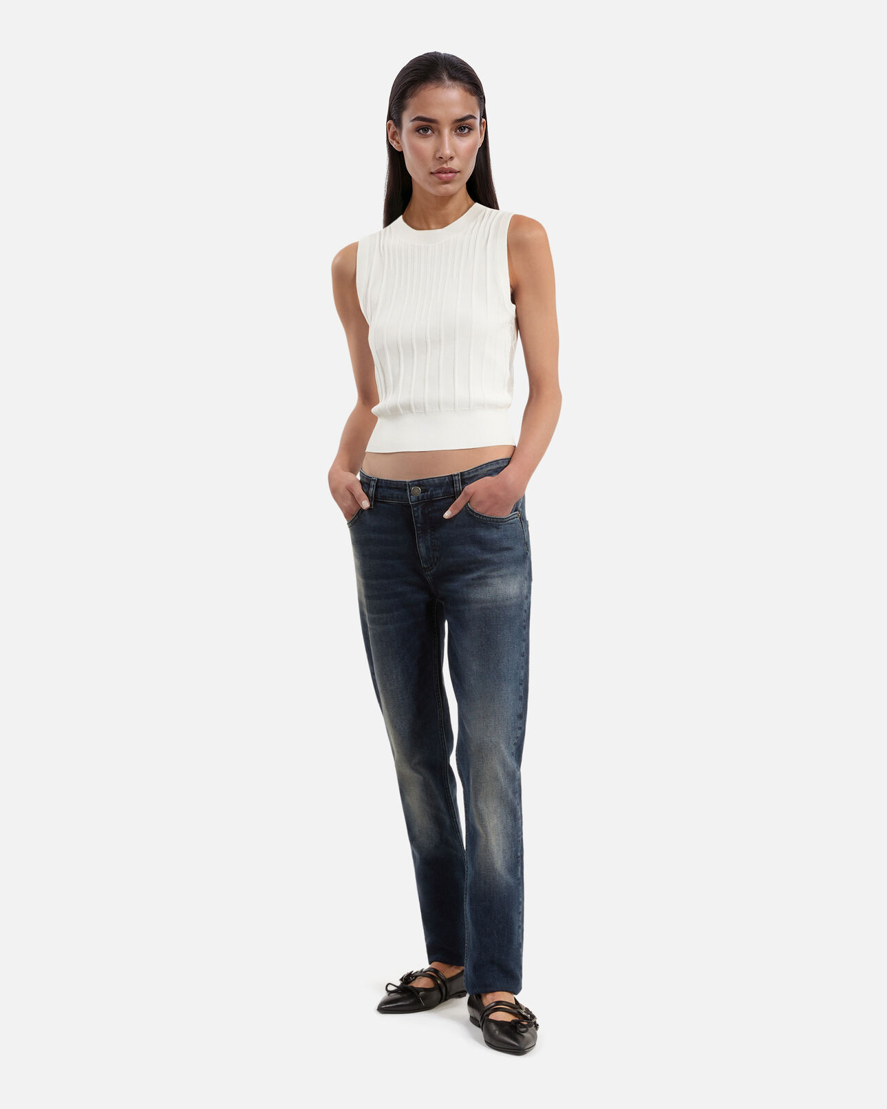 The Kooples WOMEN BLUE ELECTRIC dark blue skinny jeans
