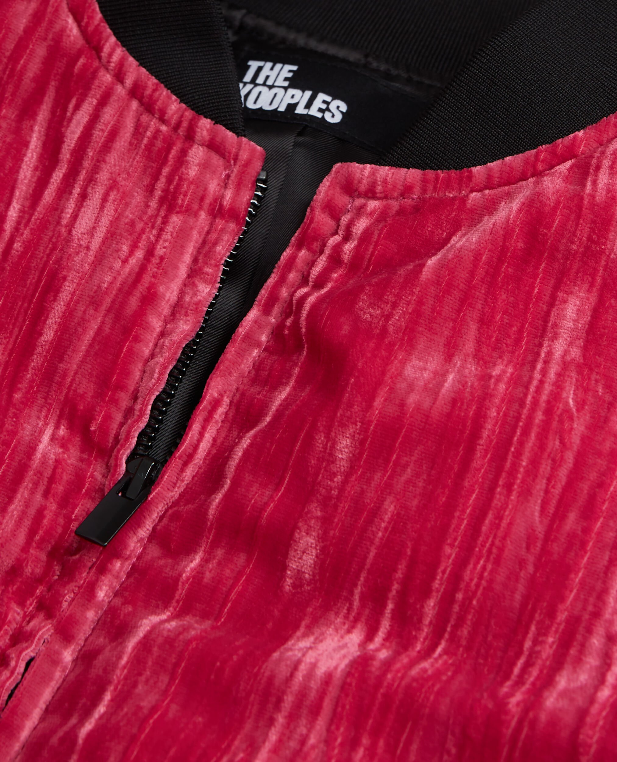 Pink velvet jacket