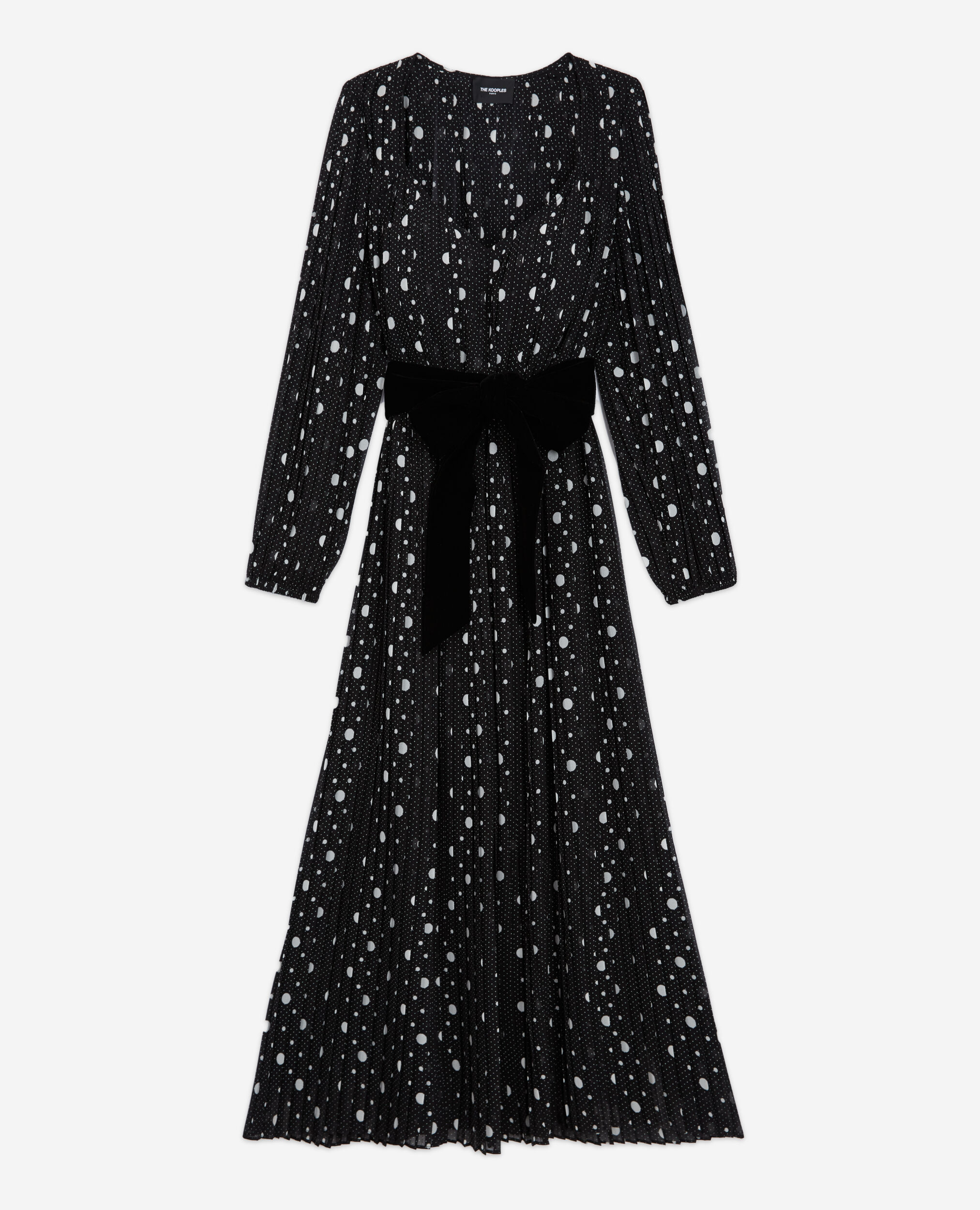 Long printed dress The Kooples US