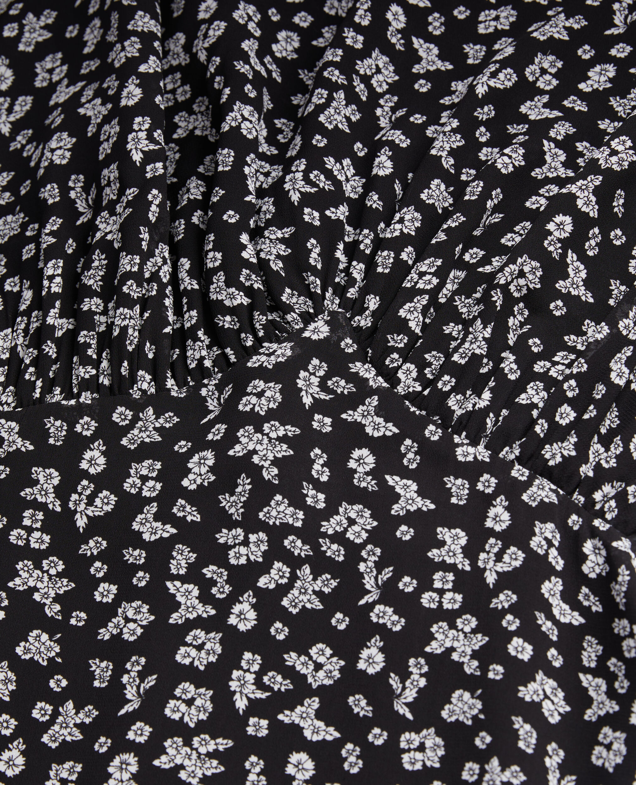Short printed dress, BLACK-ECRU, hi-res image number null