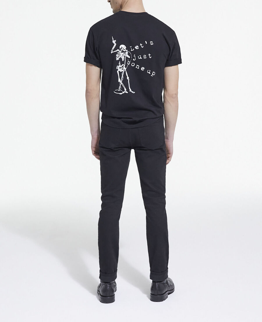 The Kooples HOMME BLACK t-shirt sérigraphié noir