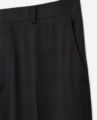 The Kooples HOMME BLACK pantalon de costume à motif
