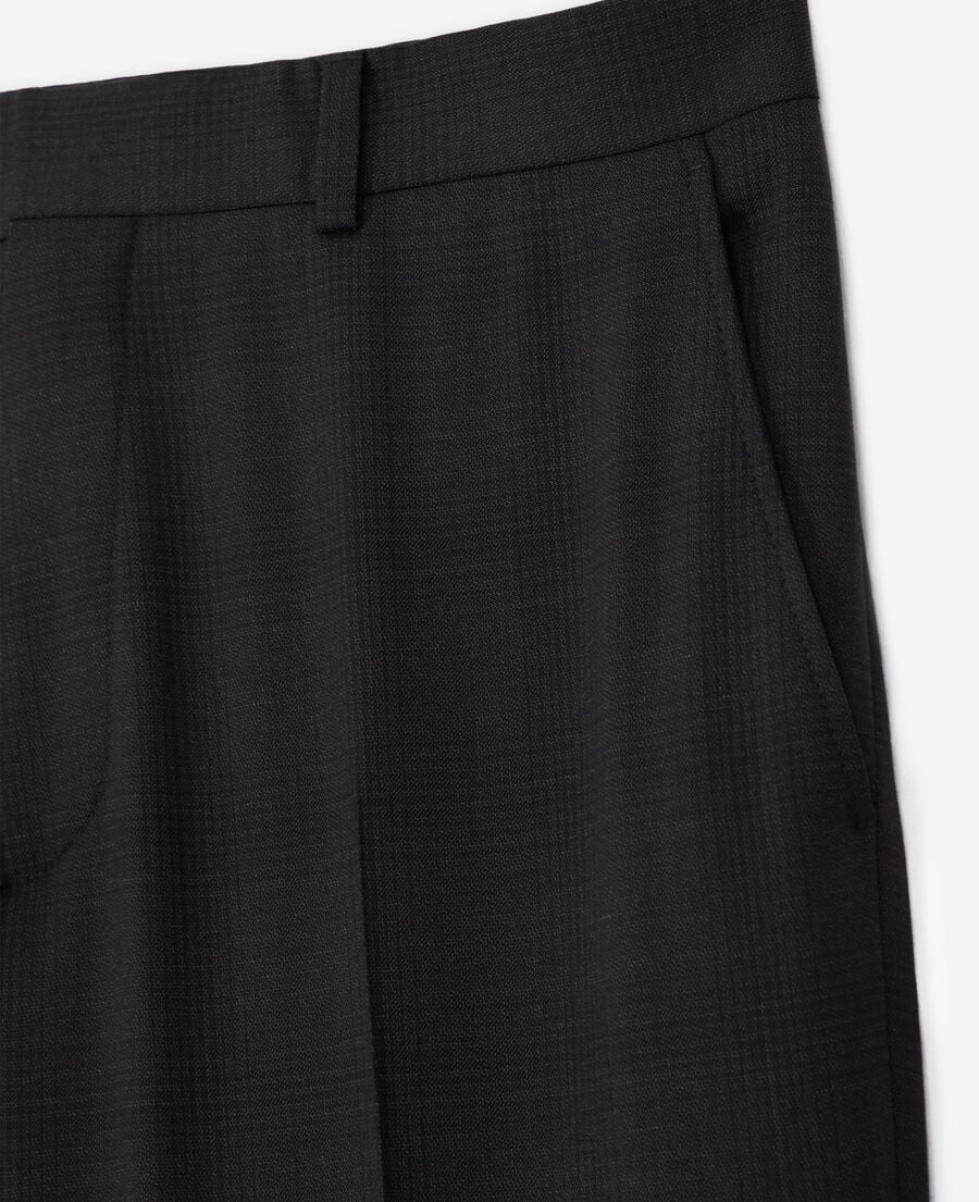The Kooples HOMME BLACK pantalon de costume à motif