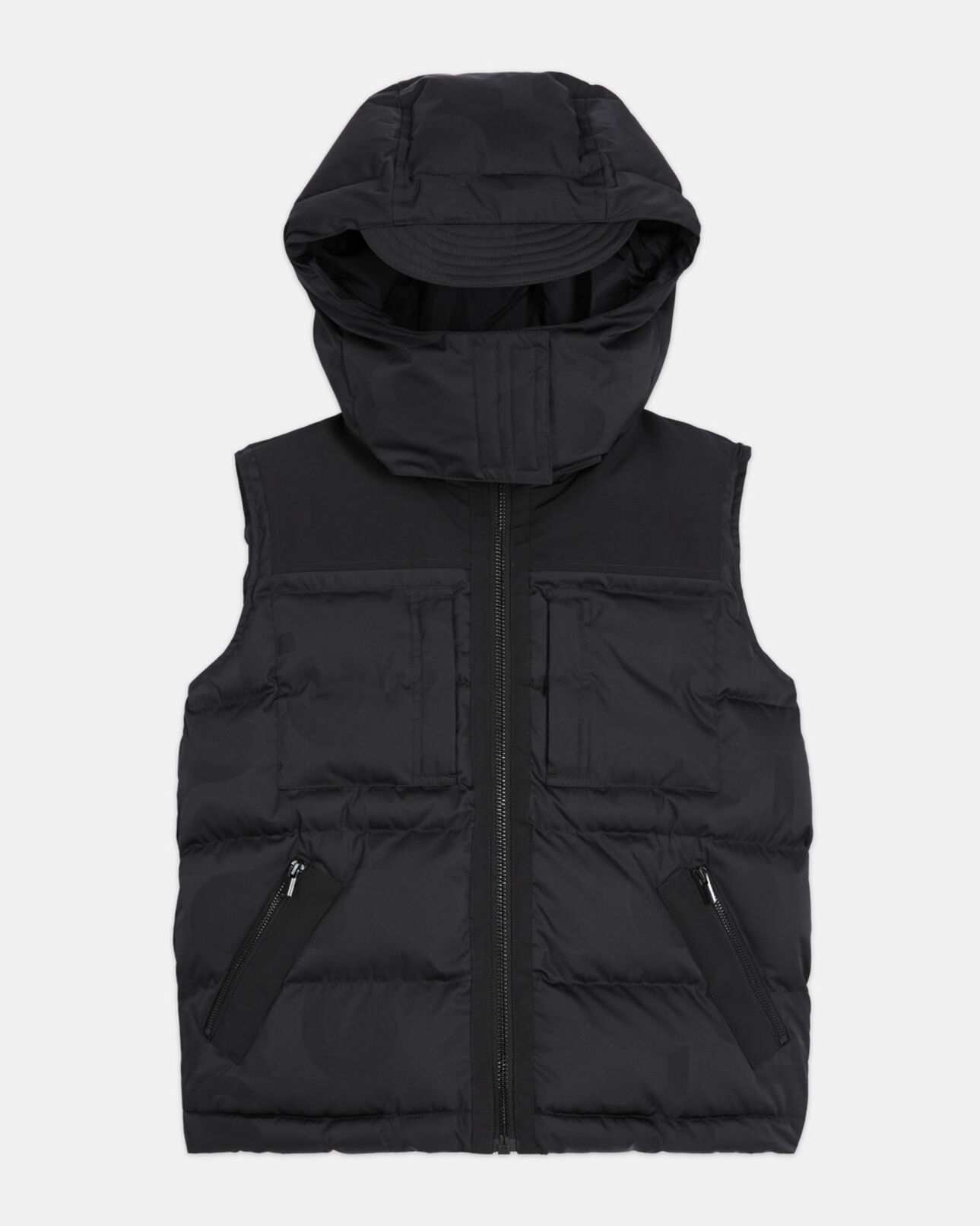 The Kooples FEMME BLACK doudoune logo the kooples noire