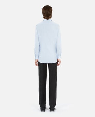 The Kooples HOMME BLUE SKY chemise formelle en popeline bleu ciel