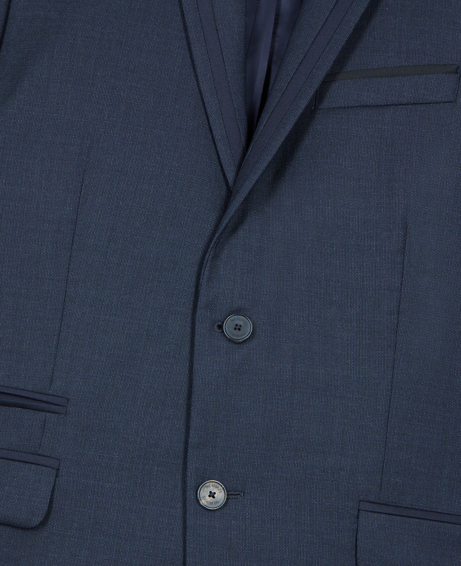 The Kooples MEN NAVY navy blue wool suit jacket