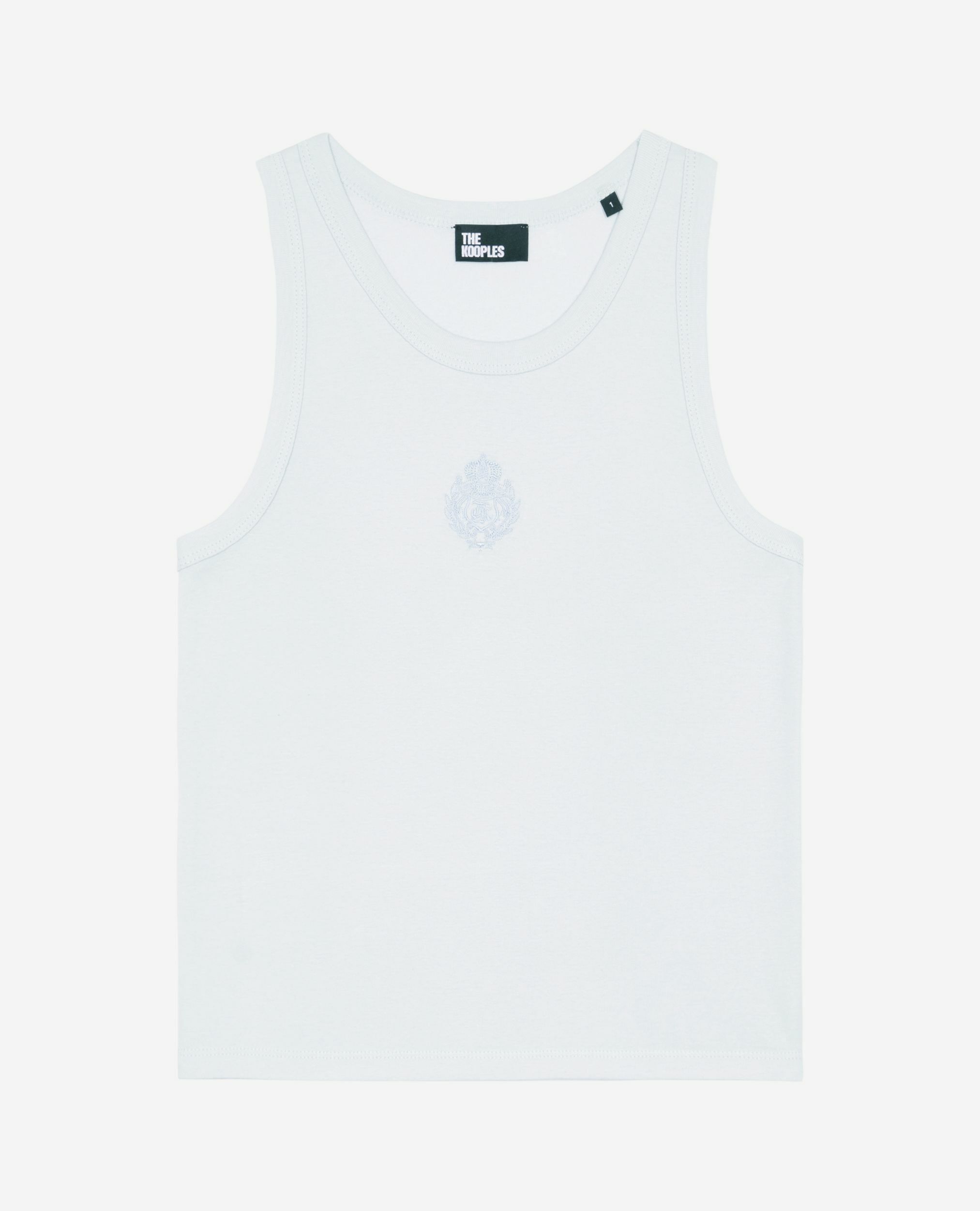 Tank top with light blue coat of arms, LIGHT BLUE, hi-res image number null