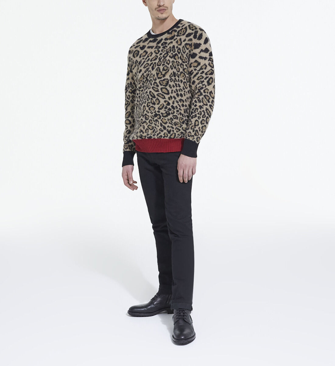 Printed sweater for discount men