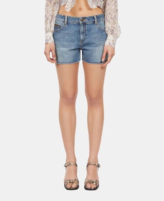 The Kooples MUJER MEDIUM BLUE pantalones cortos denim azules