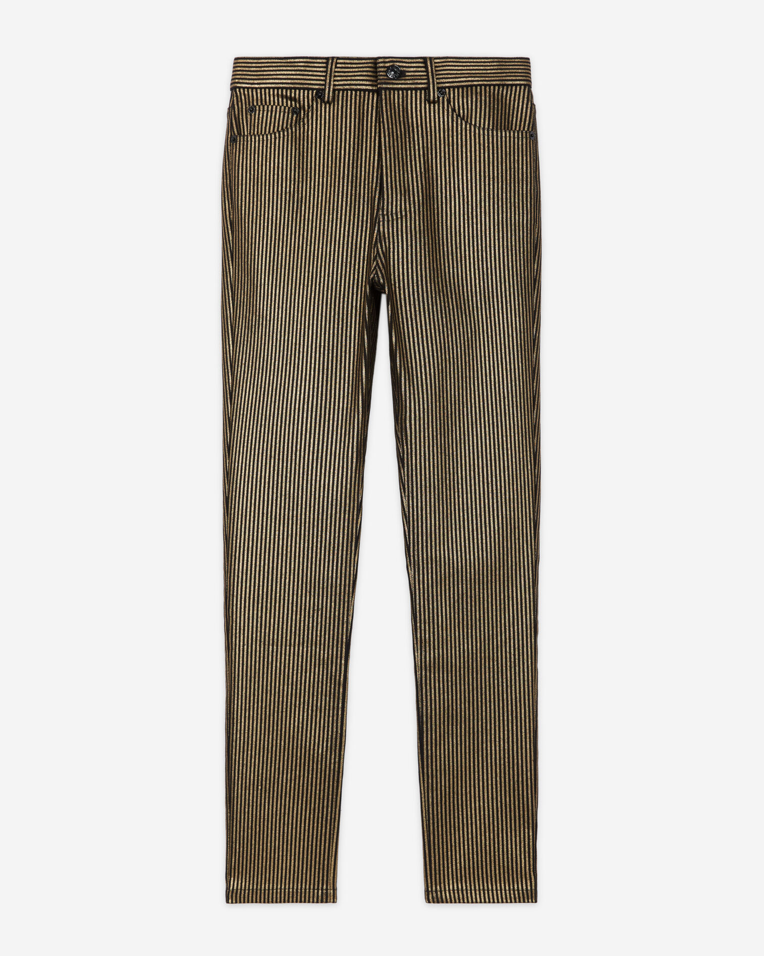 Jean slim bicolore, BLACK / GOLD, hi-res image number null