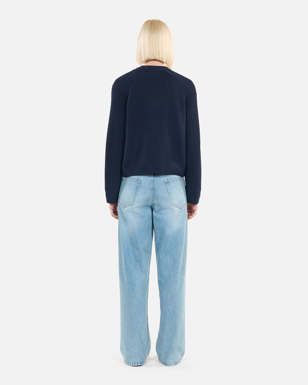 The Kooples FEMME DARK BLUE cardigan en laine bleu marine