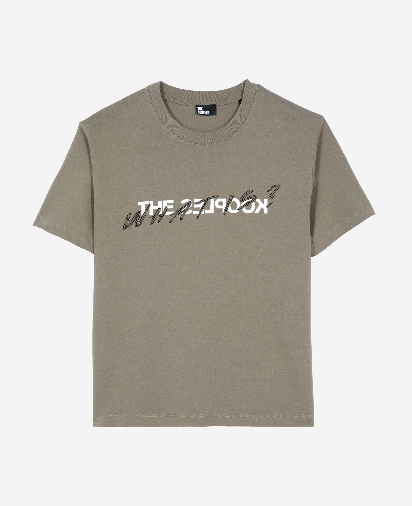 The Kooples WOMEN OLIVE KAKI khaki what is t-shirt