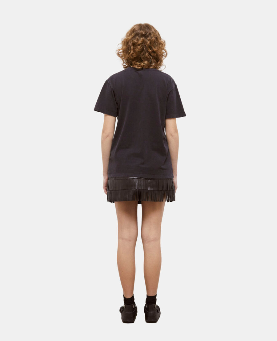 t-shirt sérigraphié noir
