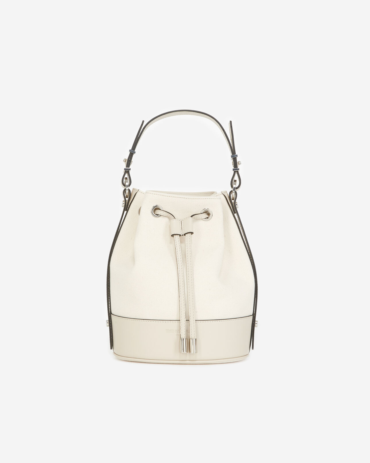 The Kooples DAMEN BEIGE stofftasche medium tina ecrufarben