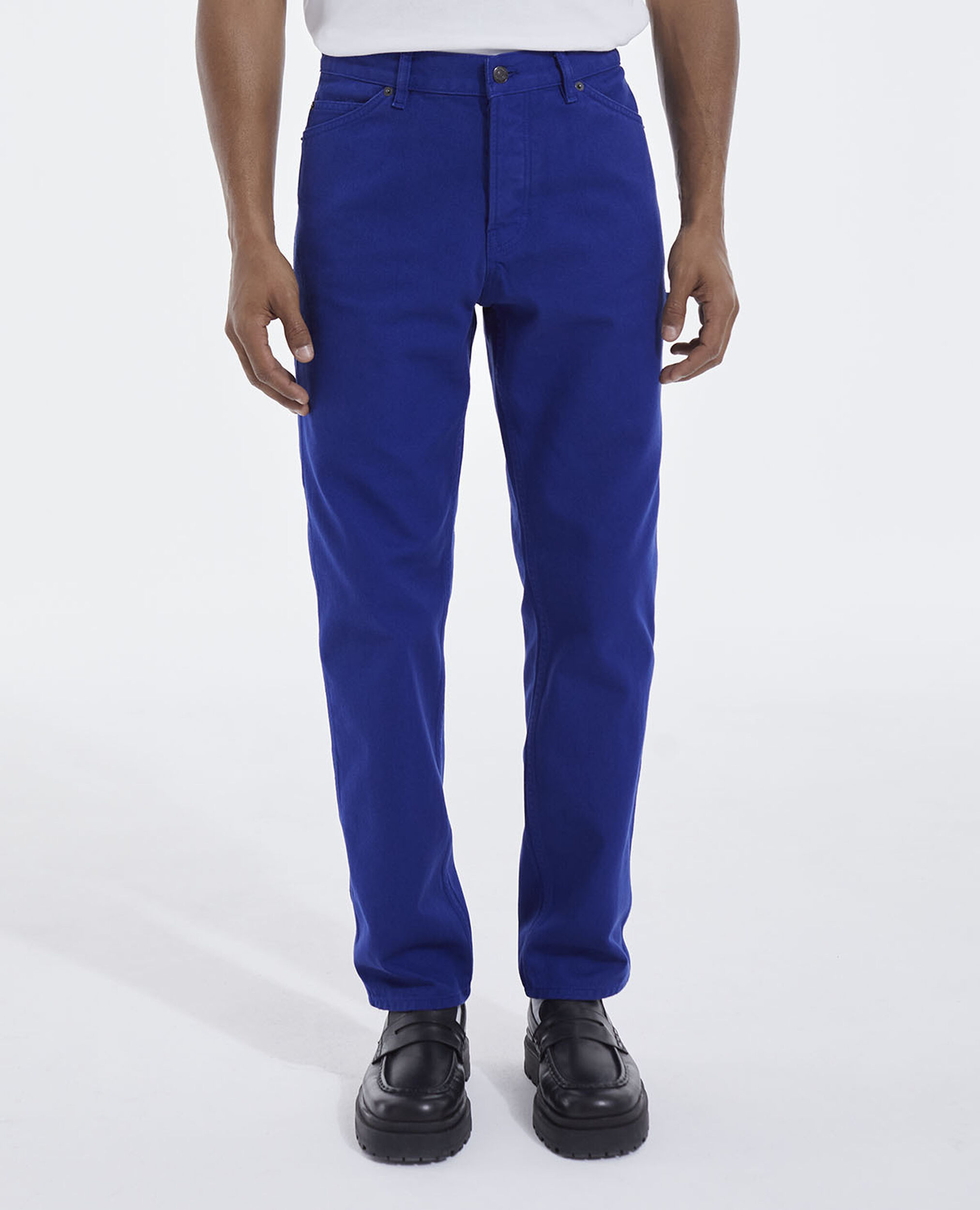 Henholdsvis skive Universel Royal blue jeans with straight cut | The Kooples