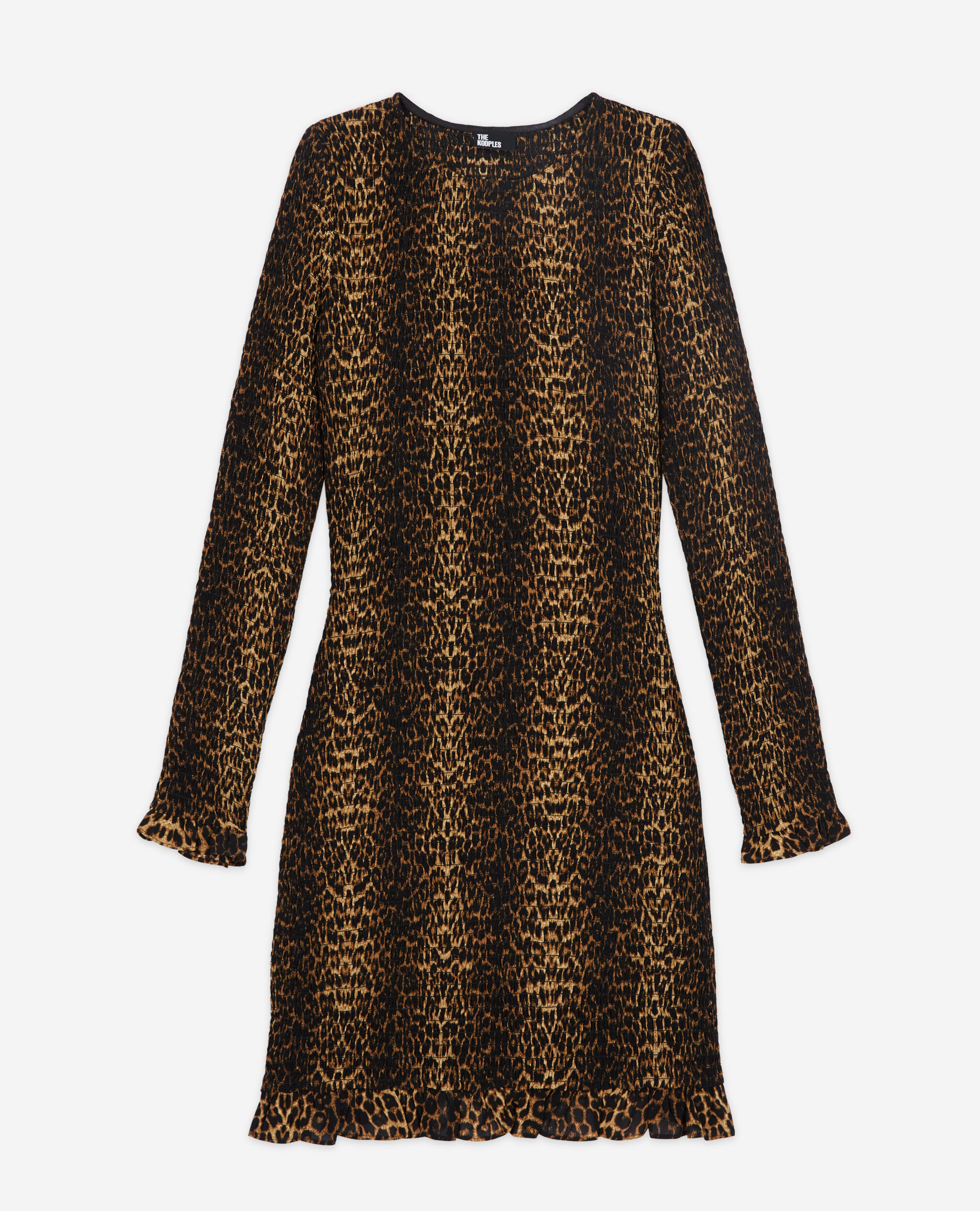 Vestido corto leopardo, LEOPARD, hi-res image number null