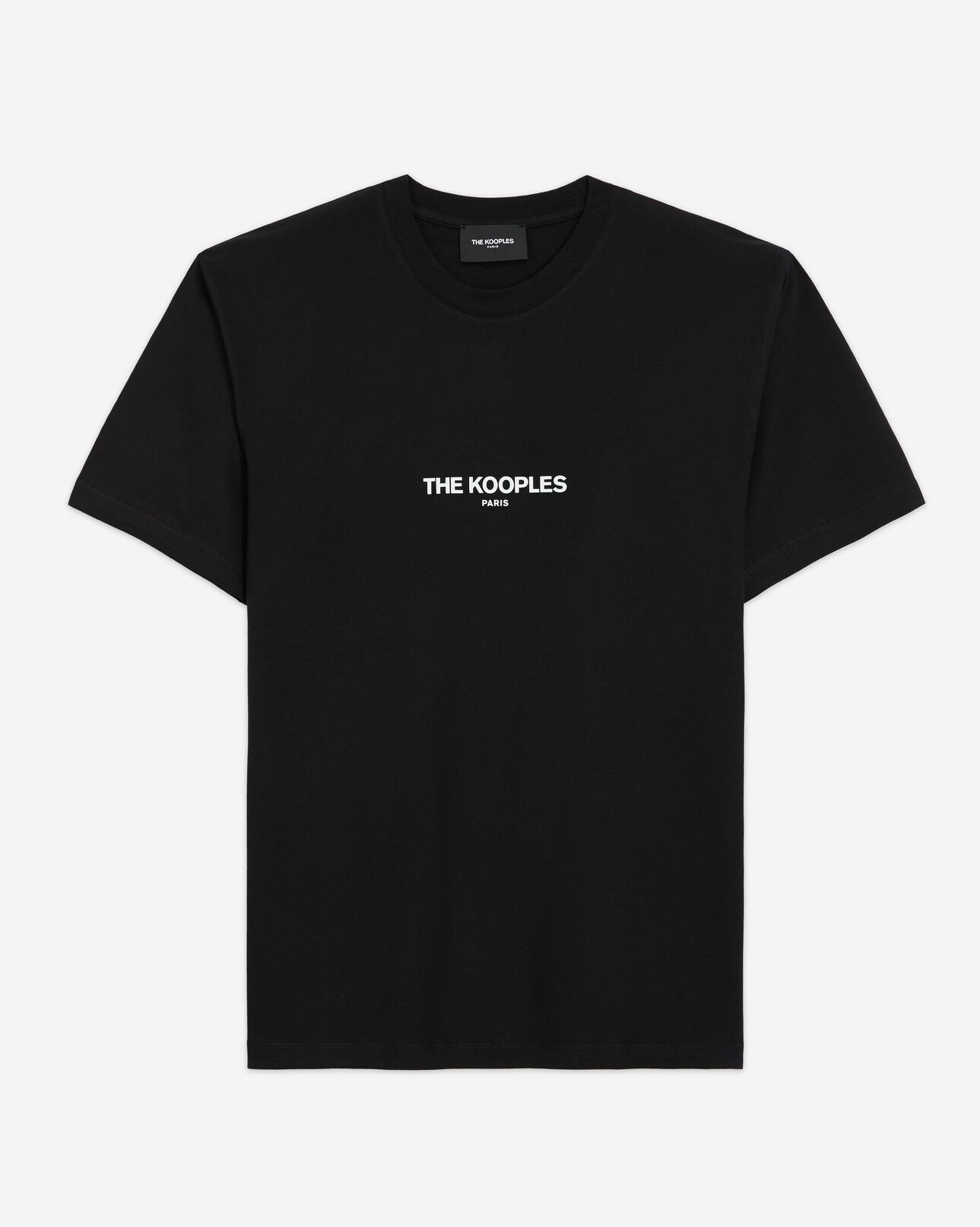 The Kooples HERREN BLACK schwarzes logo-t-shirt