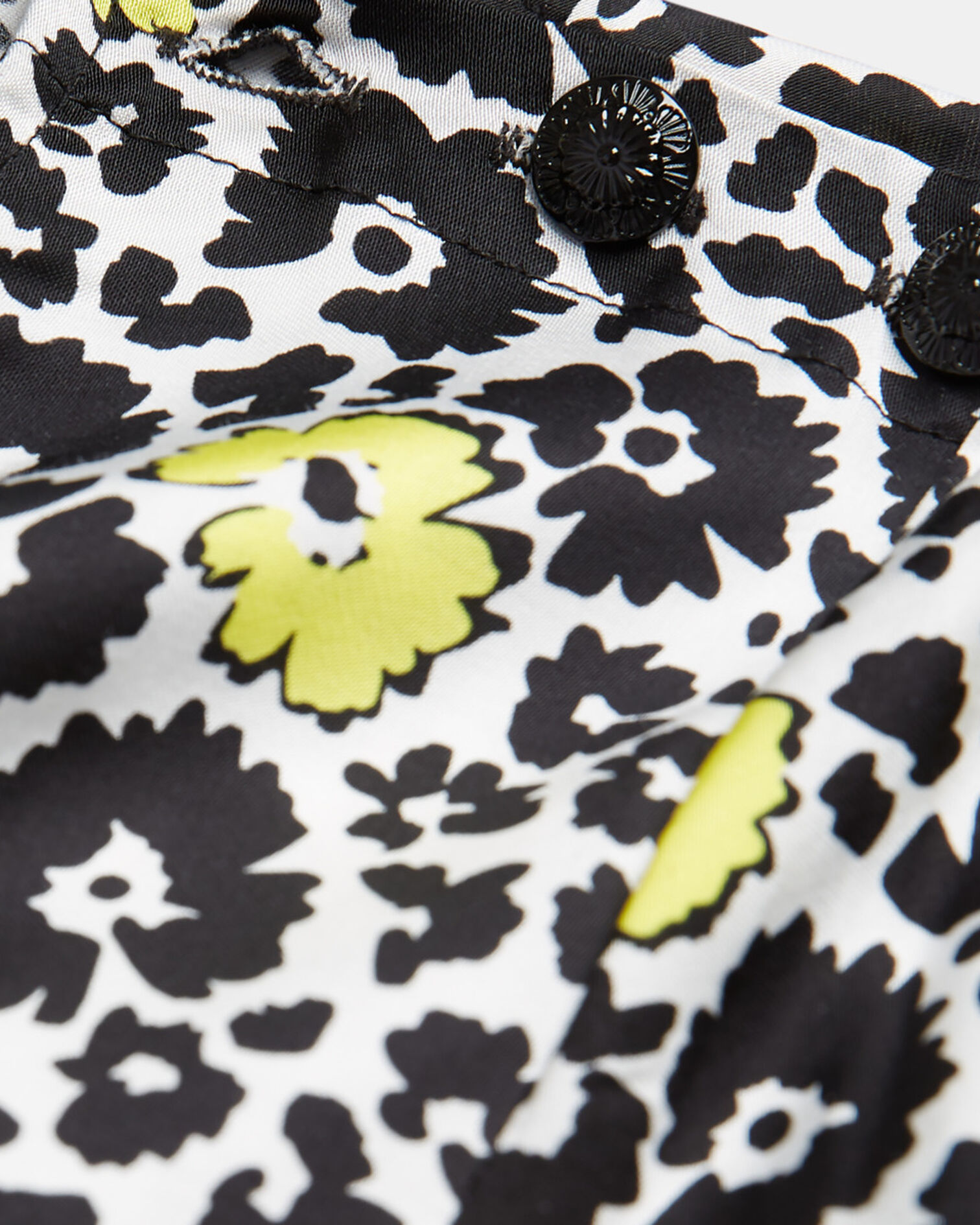 Robe courte fleurie, ECRU / YELLOW, hi-res image number null