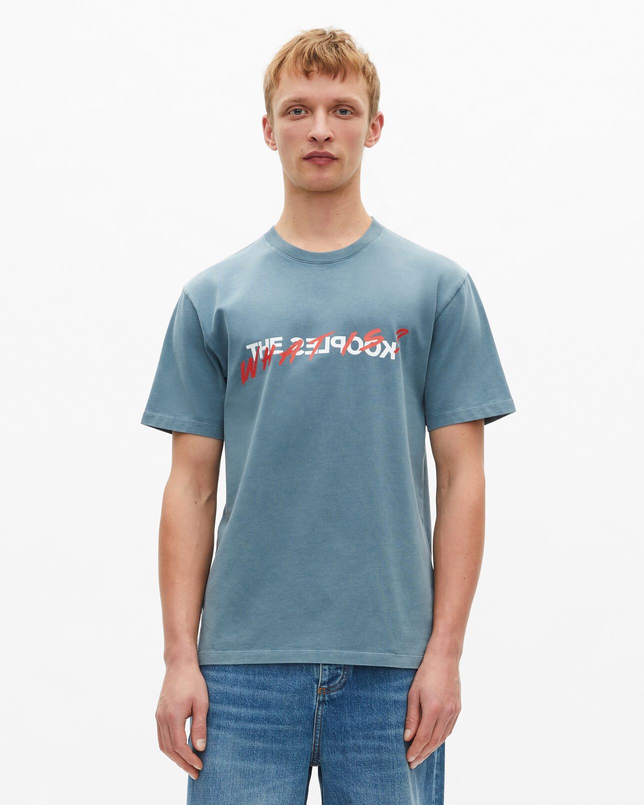 The Kooples H BLUE GREY what is blue t-shirt