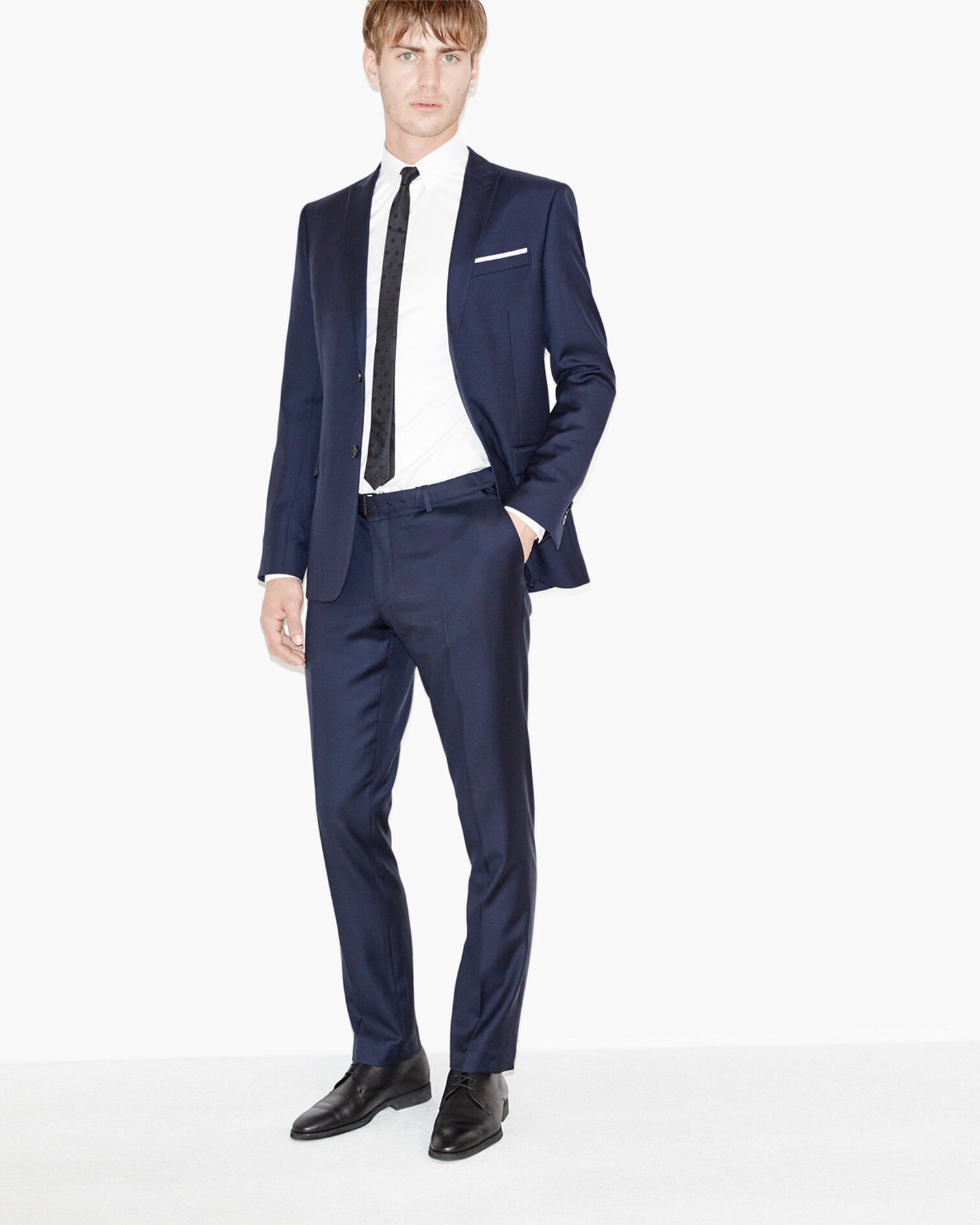 Pantalon de costume, DARK NAVY, hi-res image number null