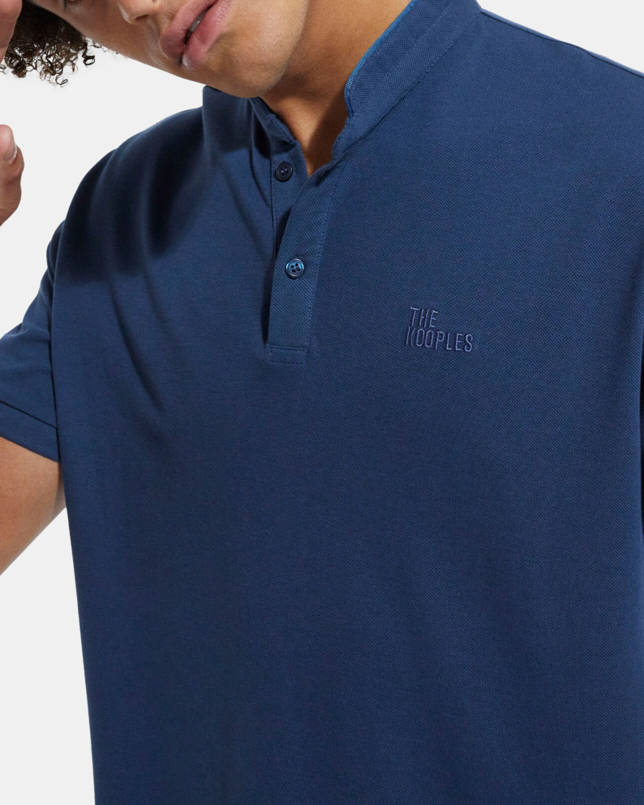 The Kooples MEN NAVY navy blue polo