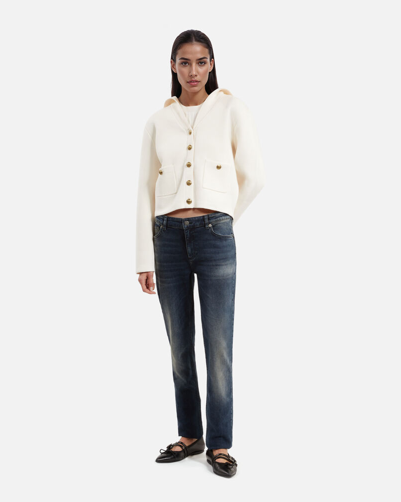 The Kooples FEMME BLUE ELECTRIC jean slim bleu foncé