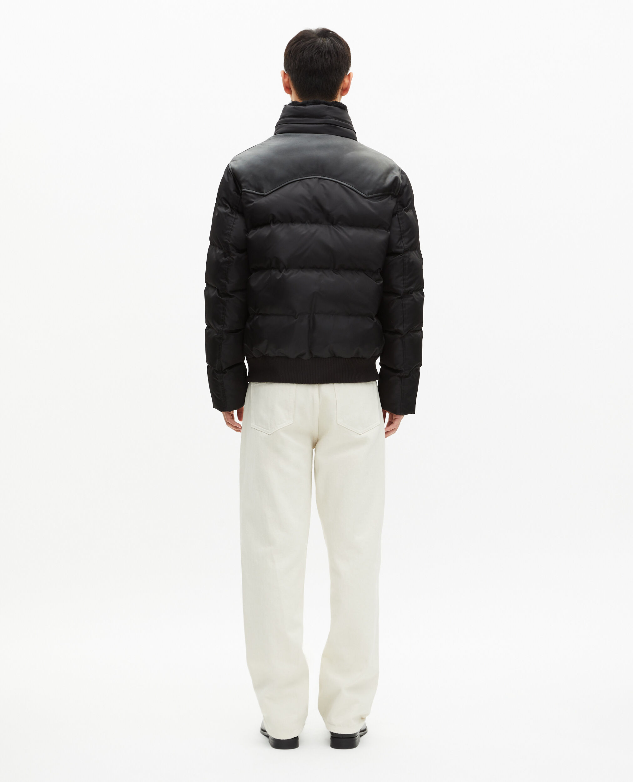Black down jacket, BLACK, hi-res image number null