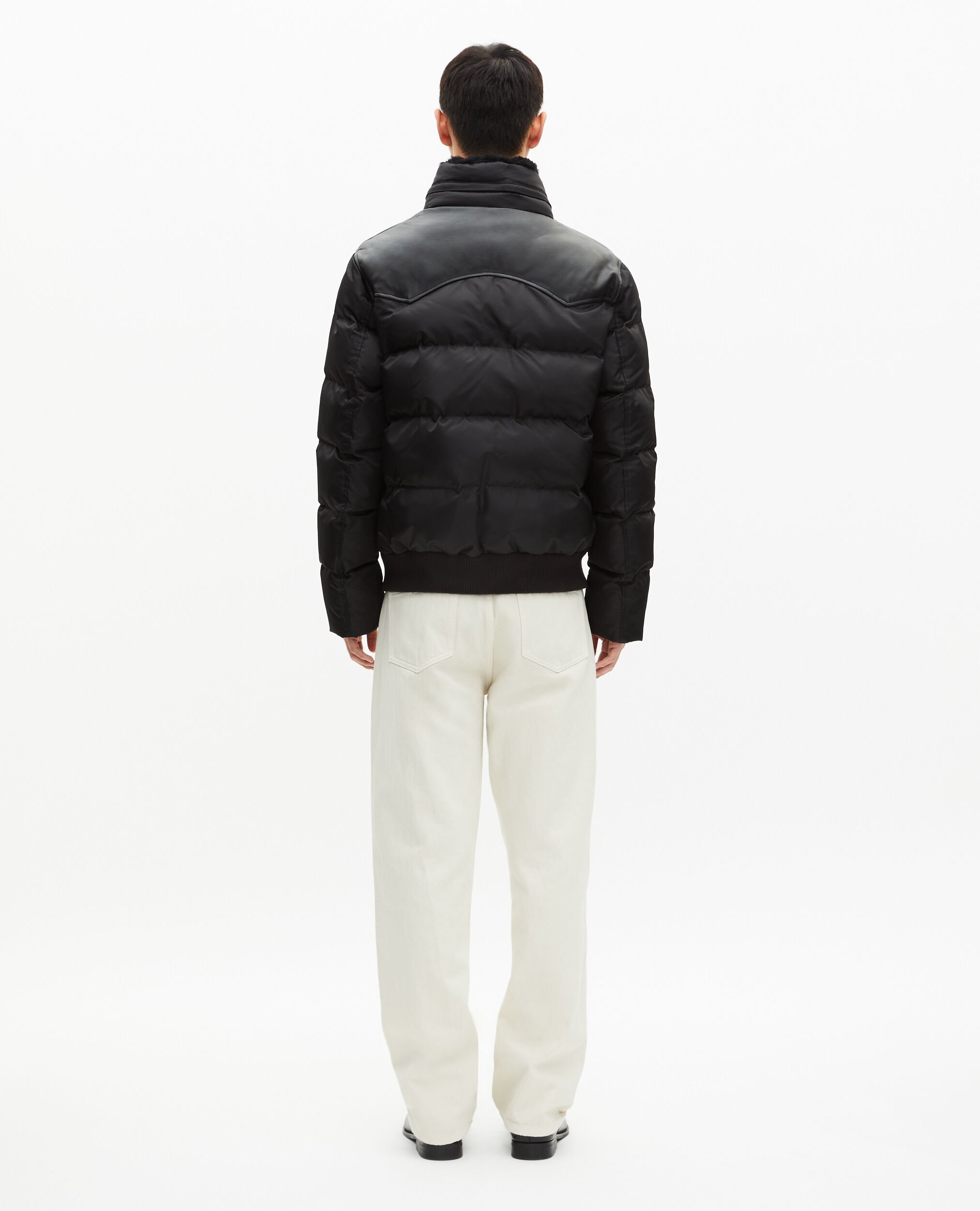 Black down jacket, BLACK, hi-res image number null