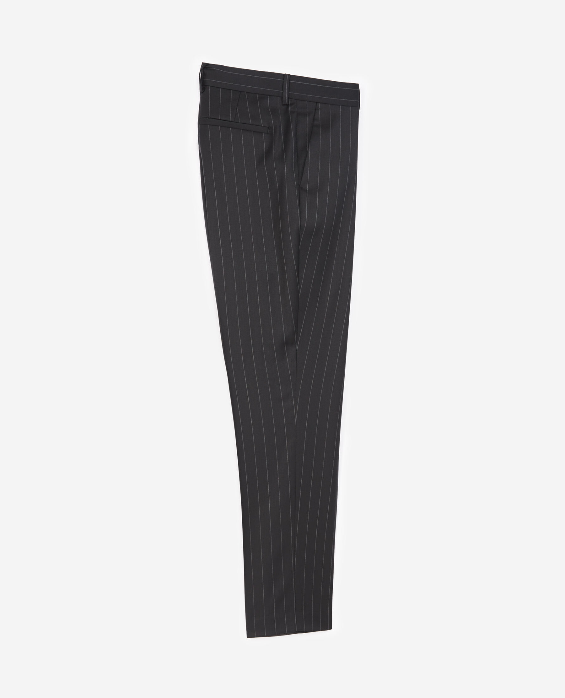 Gray and black striped pants shop