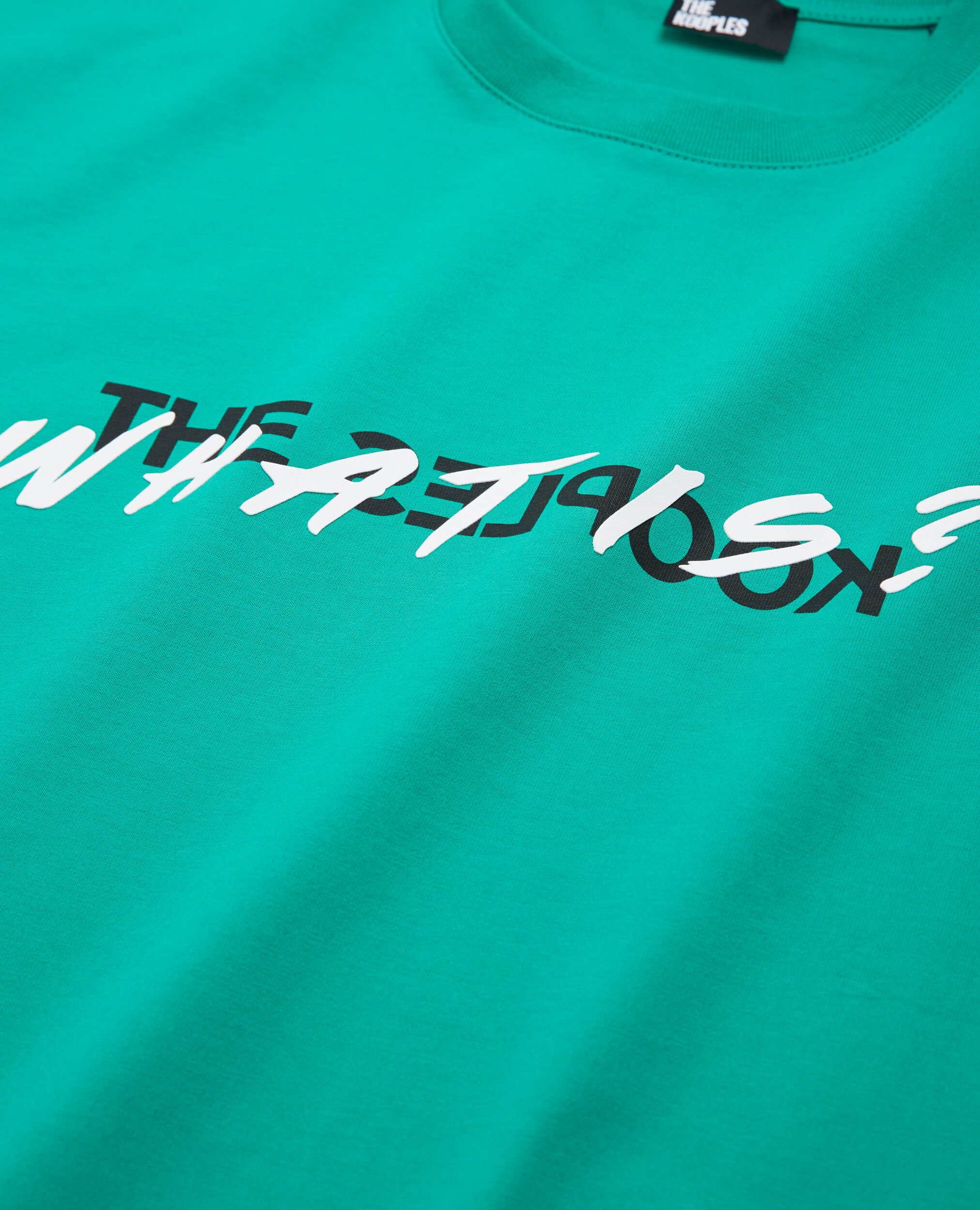 Men s green what is t shirt The Kooples
