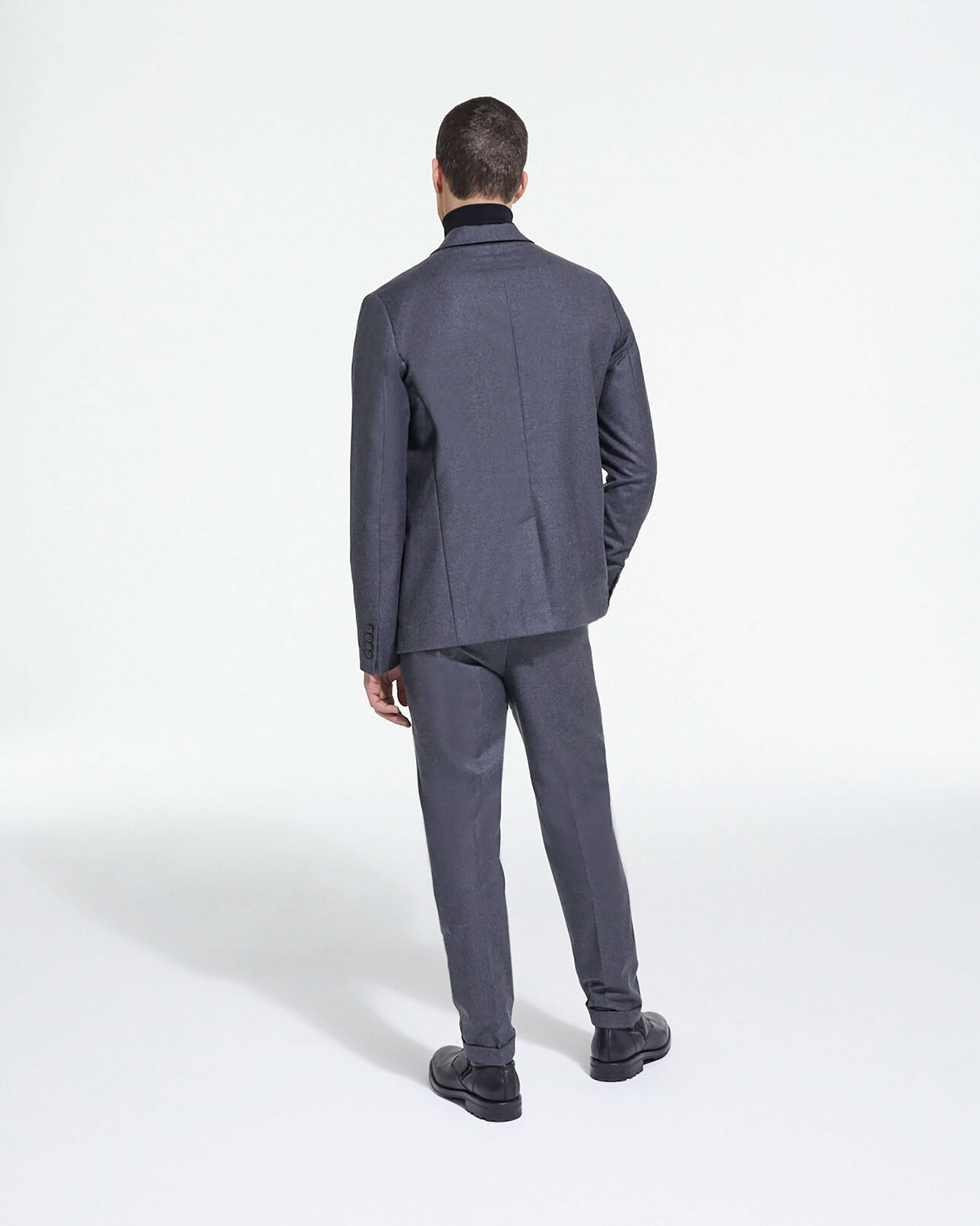 The Kooples MEN GREY gray wool suit jacket